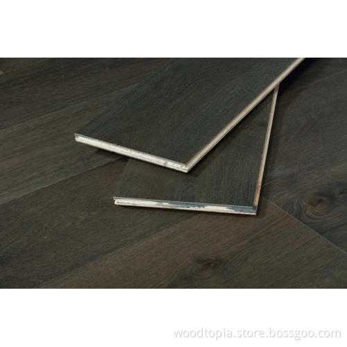 Hölzerne Eiche mehrschichtige Holzfußböden dunkle Farbe